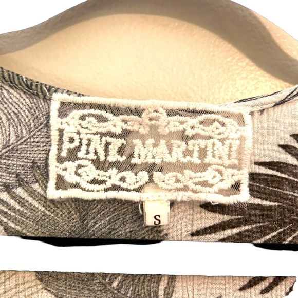 Pink Martini Women's Palm Print Midi Dress - Picture 6 of 9